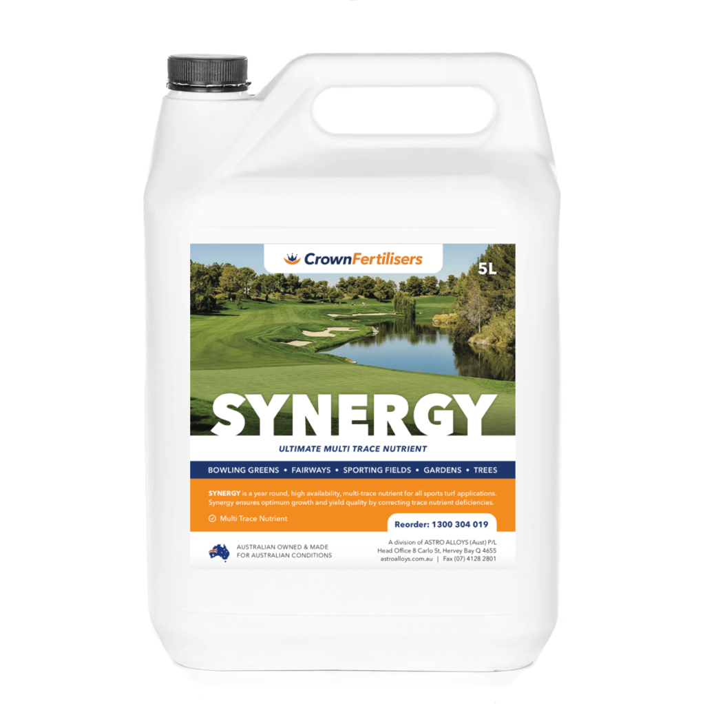 Synergy Multi Trace Fertiliser for all sports turf applications