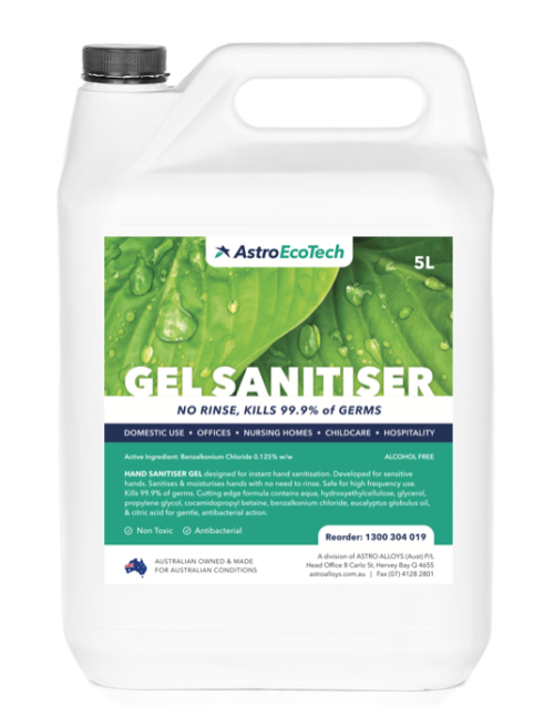 Premium gel hand sanitiser - Astro EcoTech
